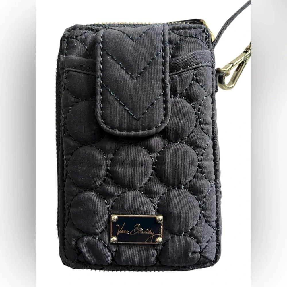 Vera Bradley Quilted Navy Blue Wristlet, NWOT